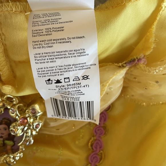 Belle Costume Child’s XS 3-4T, fair condition - Picture 5 of 17
